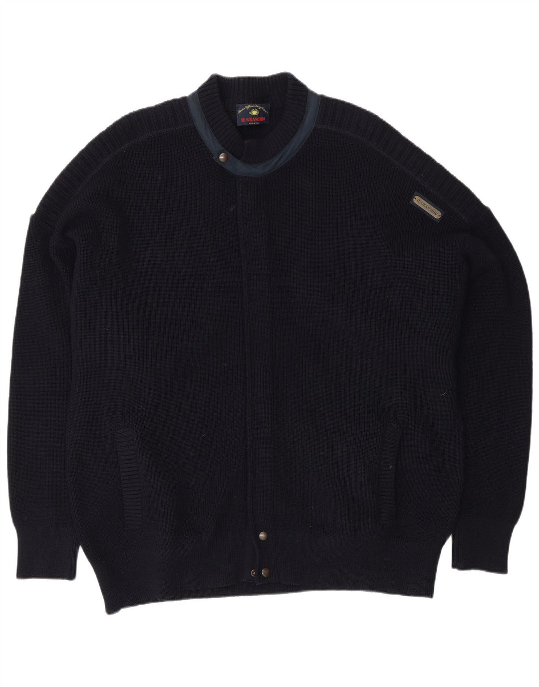 Il Granchio Cárdigan Hombre XL Azul Marino