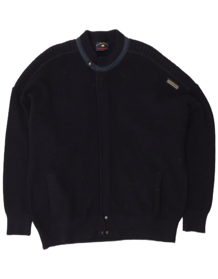 Il Granchio Cárdigan Hombre XL Azul Marino