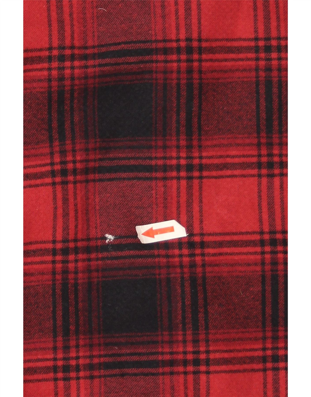 Marks & Spencer Camisa de franela regular para hombre, talla 2XL, cuadros rojos