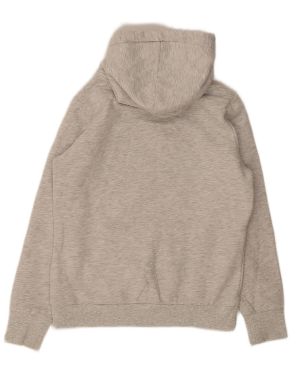 Superdry Jersey con capucha gráfica para mujer Reino Unido 40 Algodón moteado gris medio