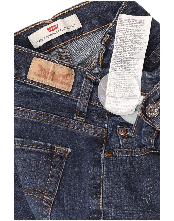 Levi's Mujer 512 Vaqueros Bootcut Perfectamente Adelgazantes W31 L30 Algodón Azul