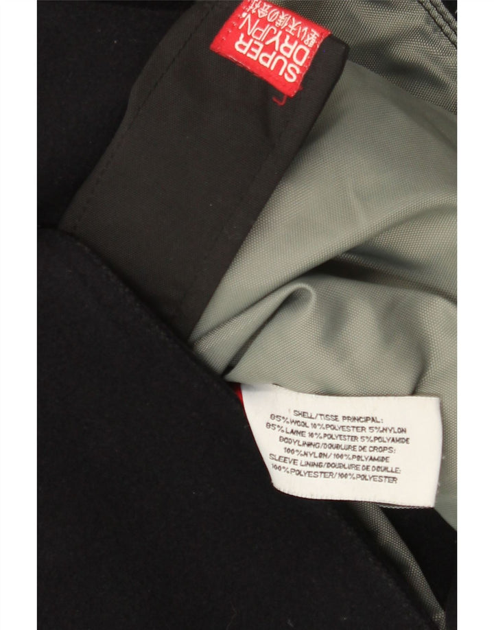 Superdry Chaqueta militar gráfica para hombre, talla 38, lana azul marino mediana