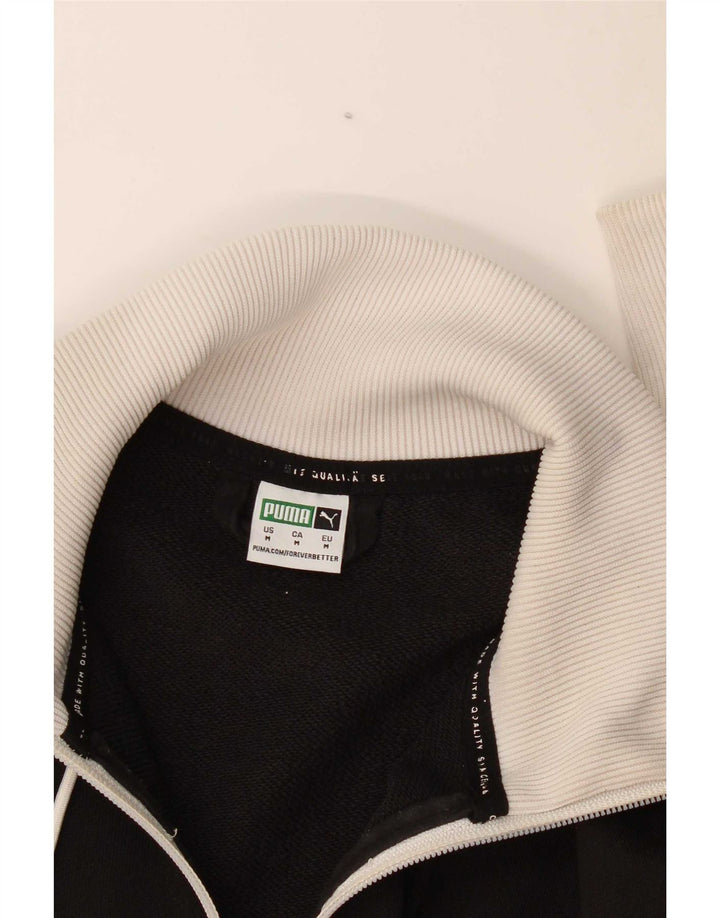 Puma Chaqueta corta de chándal para mujer UK 40 Medium Black Colourblock