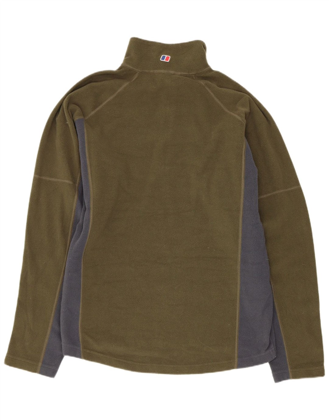 Berghaus Hombre Jersey De Forro Polar Con Cremallera En El Cuello Caqui Medio Poliéster Color Block