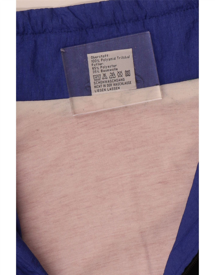 SHAMP Chaqueta de chándal para hombre, talla grande, color block, poliamida, multicolor