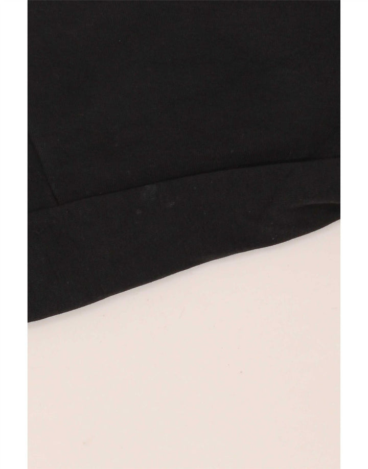 Nike - Sudadera con capucha y cremallera para hombre, talla pequeña, algodón negro