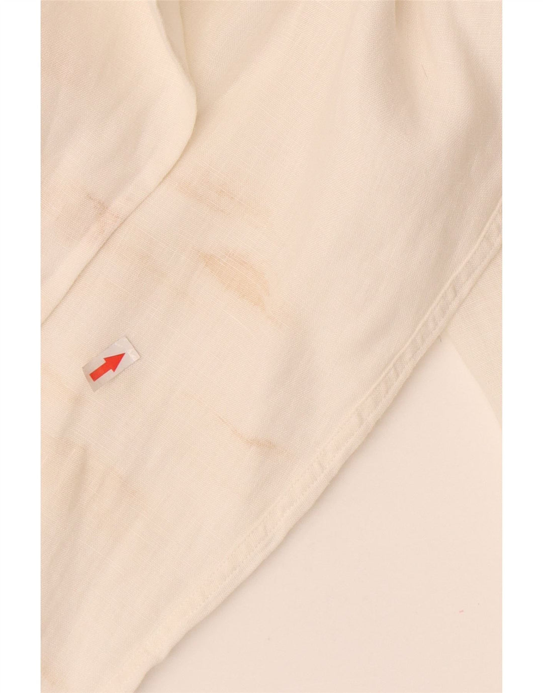Camisa Roccobarocco para hombre grande blanca