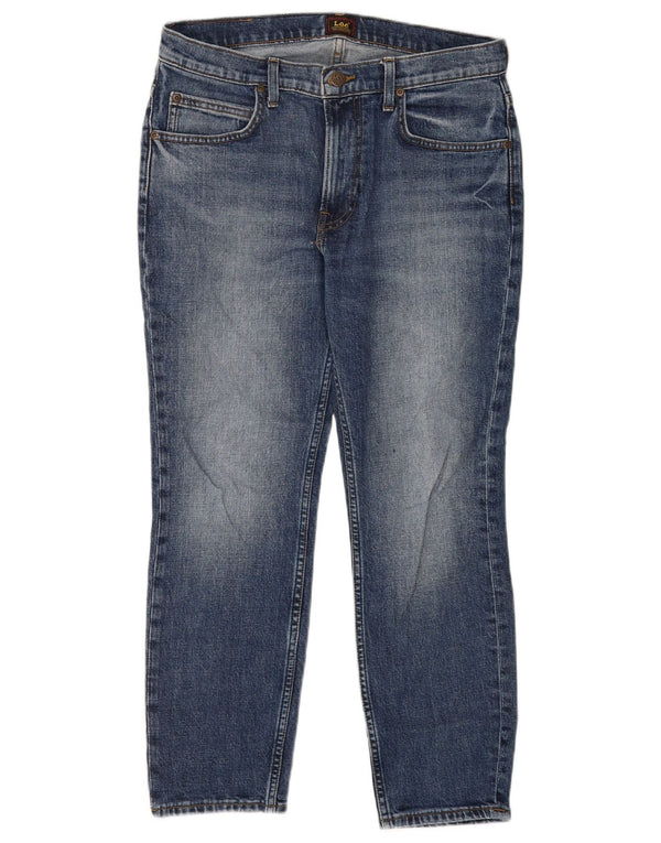 Lee Vaqueros Cortos Rider para Hombre W31 L25 Algodón Azul