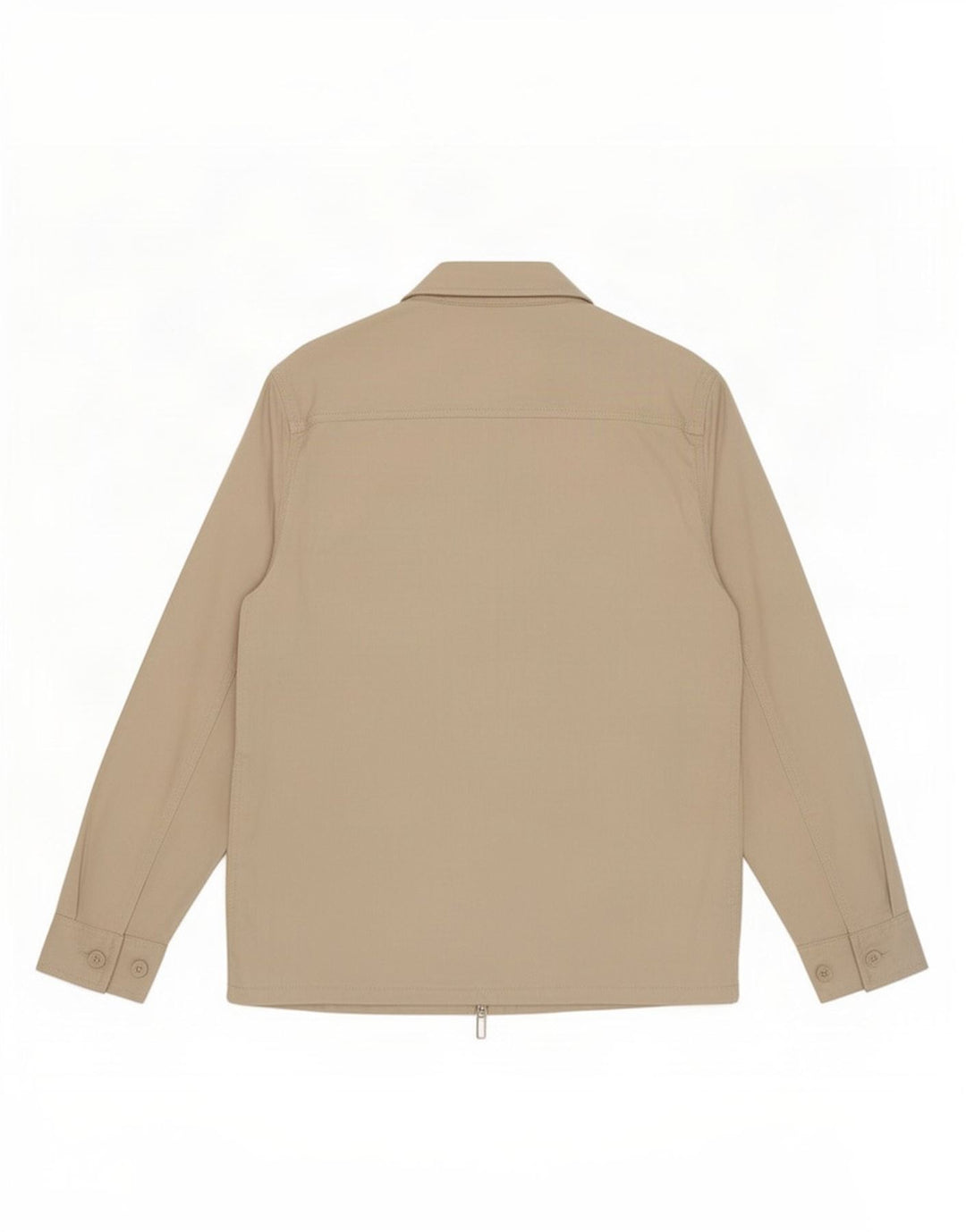Zara Mens Bomber Jacket UK 36 Small Beige Algodón