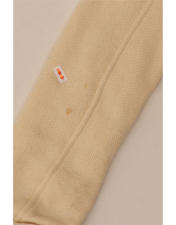 ROXY Chaqueta tipo chándal Sherpa para mujer UK 10 Small Off White Cotton