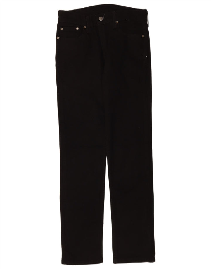 Levi's Hombre 511 Slim Jeans W28 L32 Algodón Negro
