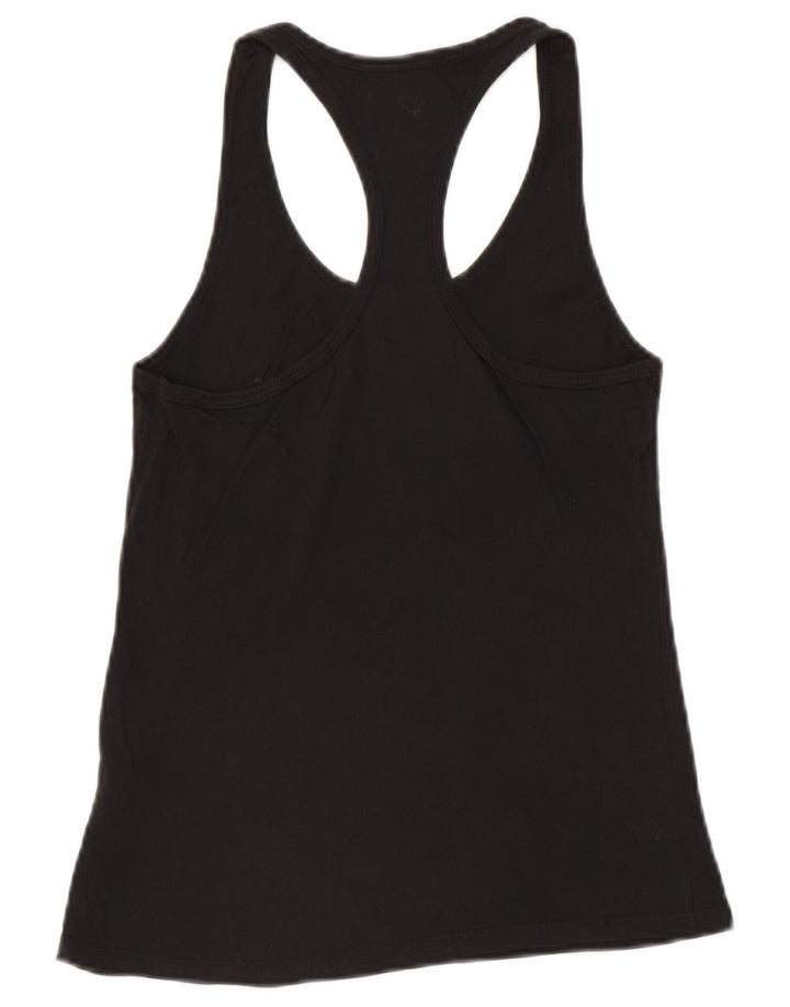 Nike Camiseta sin mangas con gráfico de corte atlético para hombre XS Algodón negro
