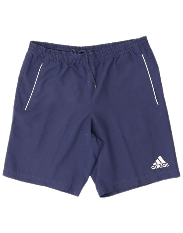 Pantalón Corto Deportivo Adidas Hombre Medio Azul Marino Poliéster