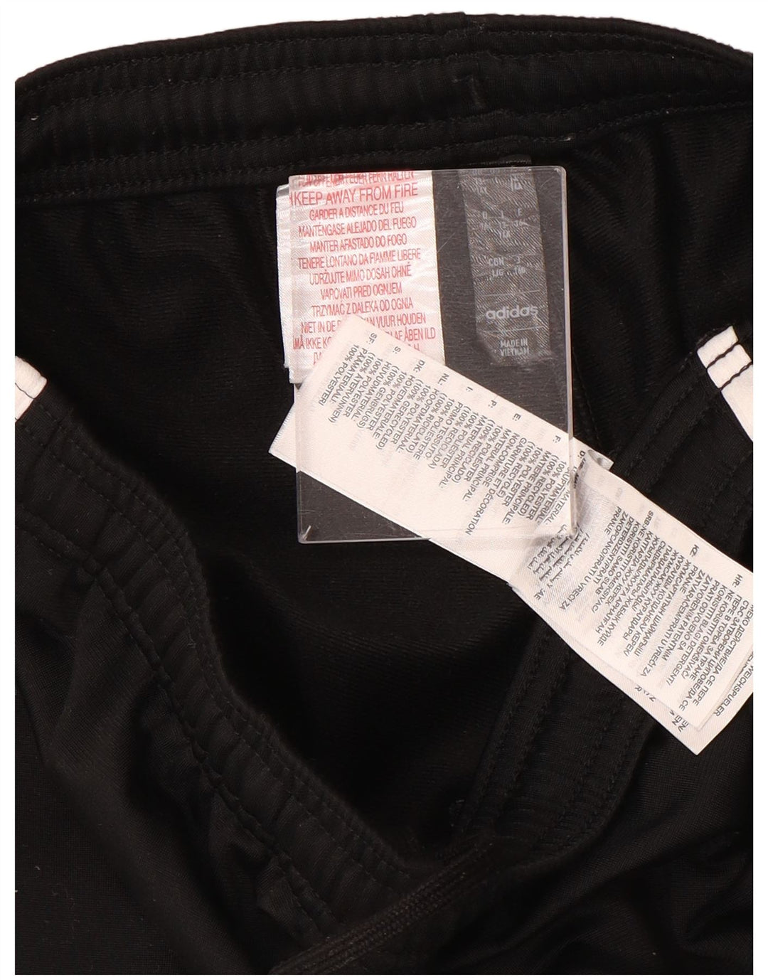 Adidas Pantalón Chándal Niña 13-14 Años Negro Poliéster