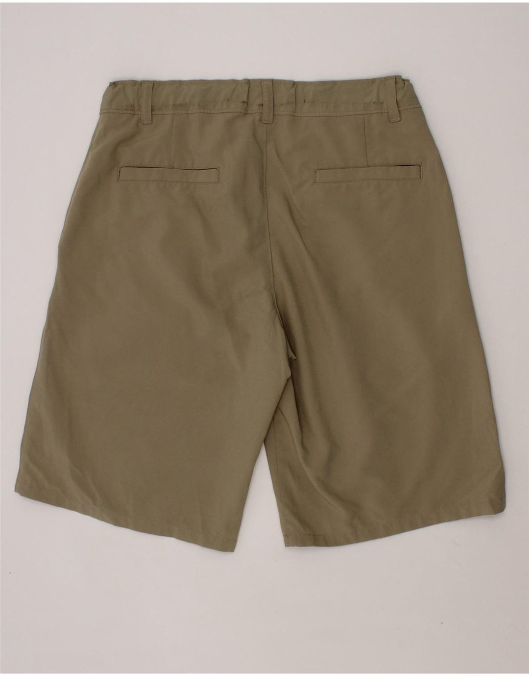 IZOD Boys Regular Chino Shorts 11-12 Years W26  Khaki Polyester Vintage Izod and Second-Hand Izod from Messina Hembry 