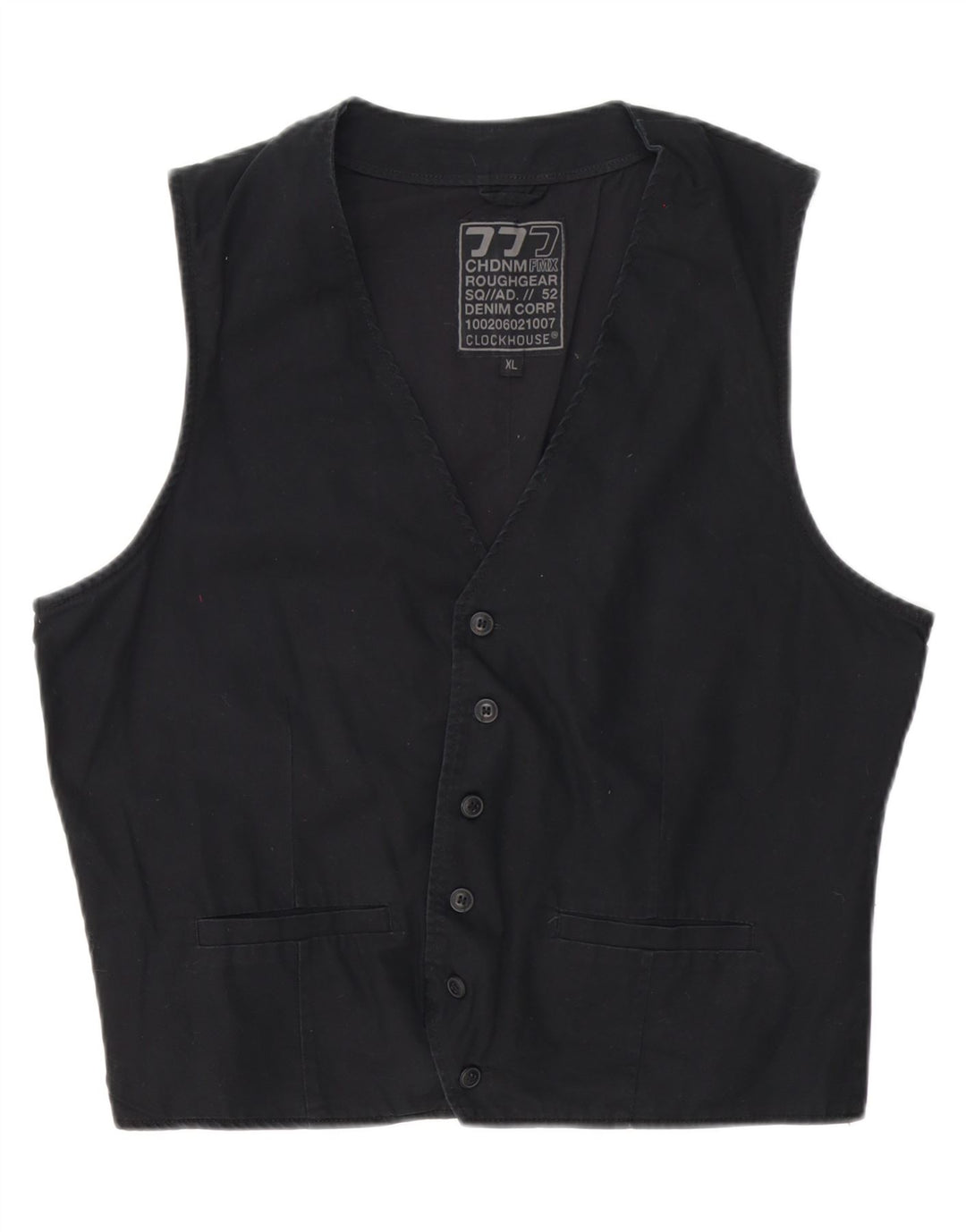 Chaleco C&A Hombre XL Algodón Negro