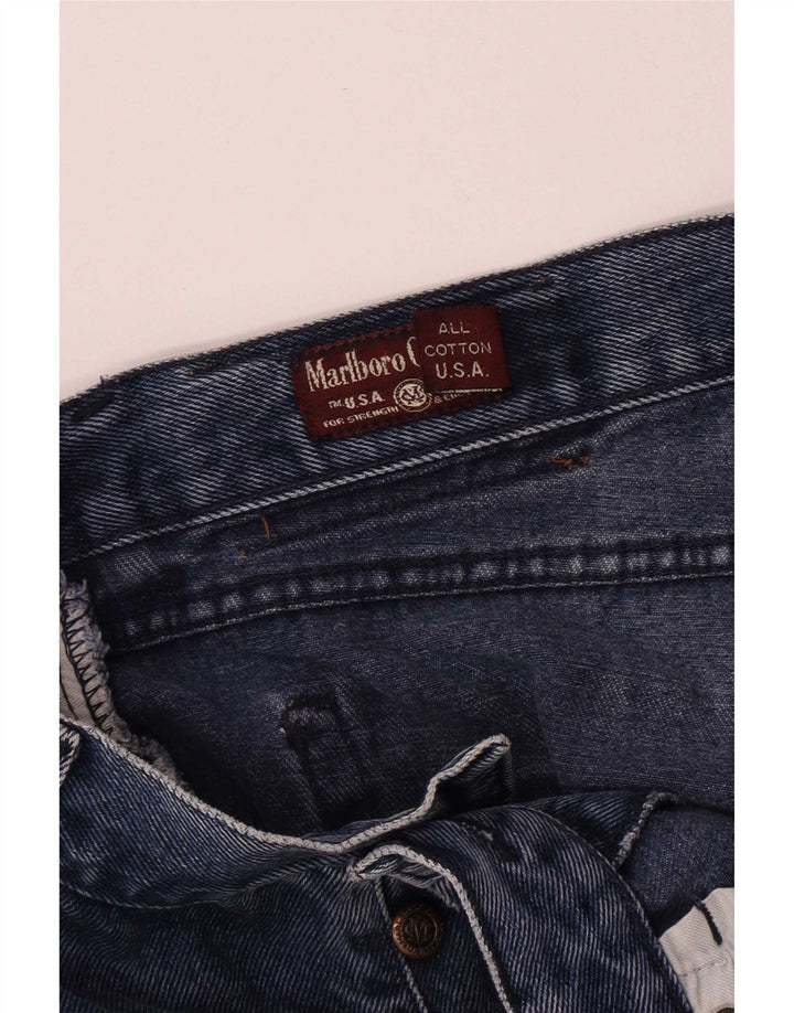 Marlboro Classics Jeans Sueltos Para Hombre W38 L28 Algodón Azul