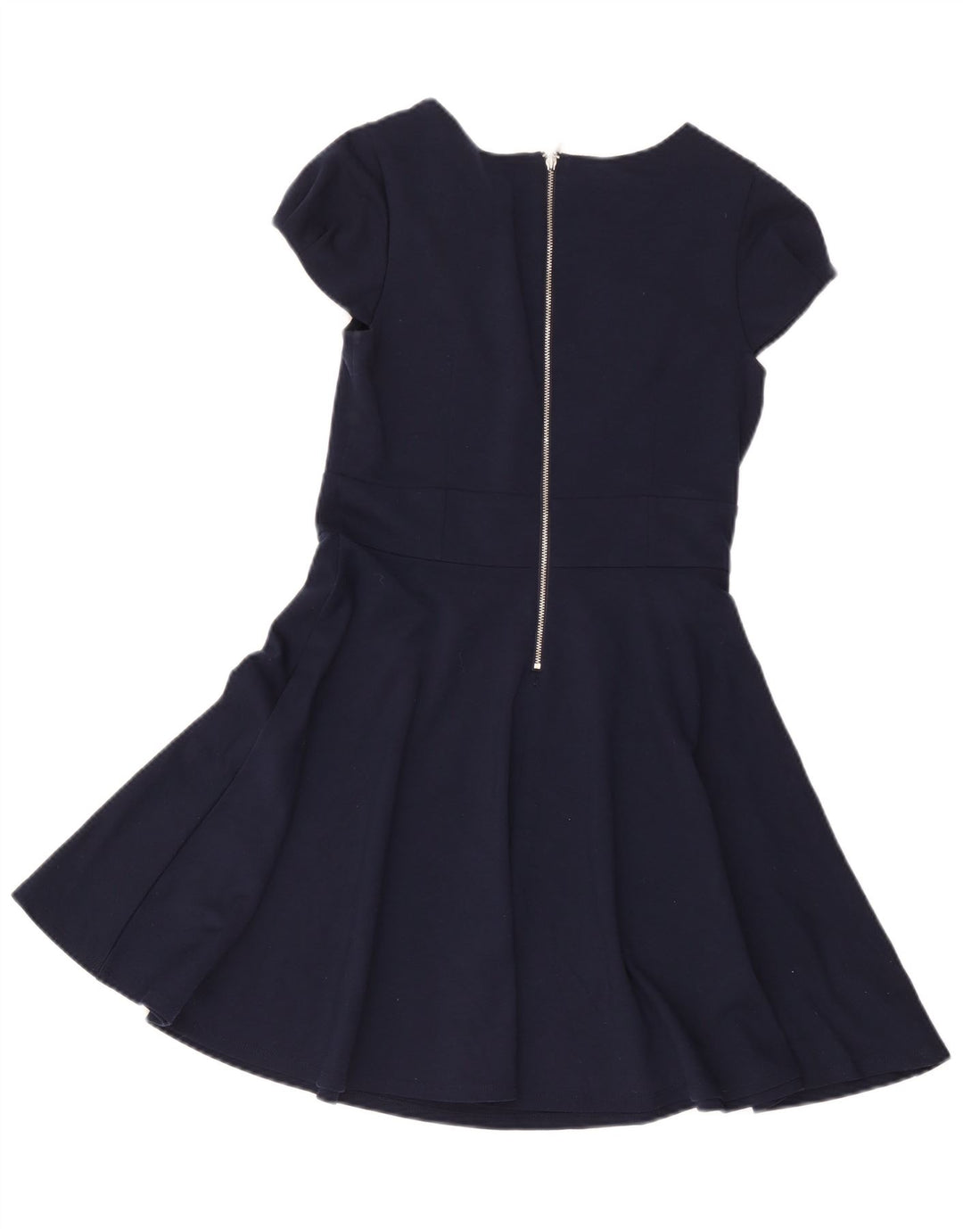 Oasis Vestido acampanado para mujer UK 40 Pequeño Poliéster azul marino