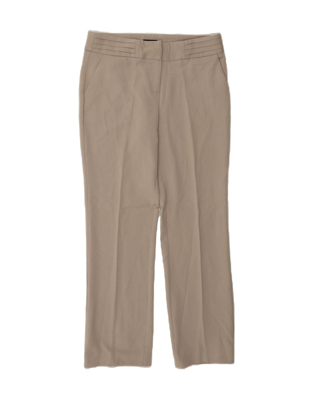 JIGSAW Womens Straight Chino Trousers UK 12 Medium W32 L32 Beige Polyester Vintage Jigsaw and Second-Hand Jigsaw from Messina Hembry 
