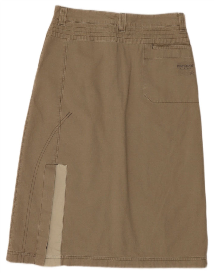 Murphy & Nye Falda midi para mujer W28 Caqui mediano