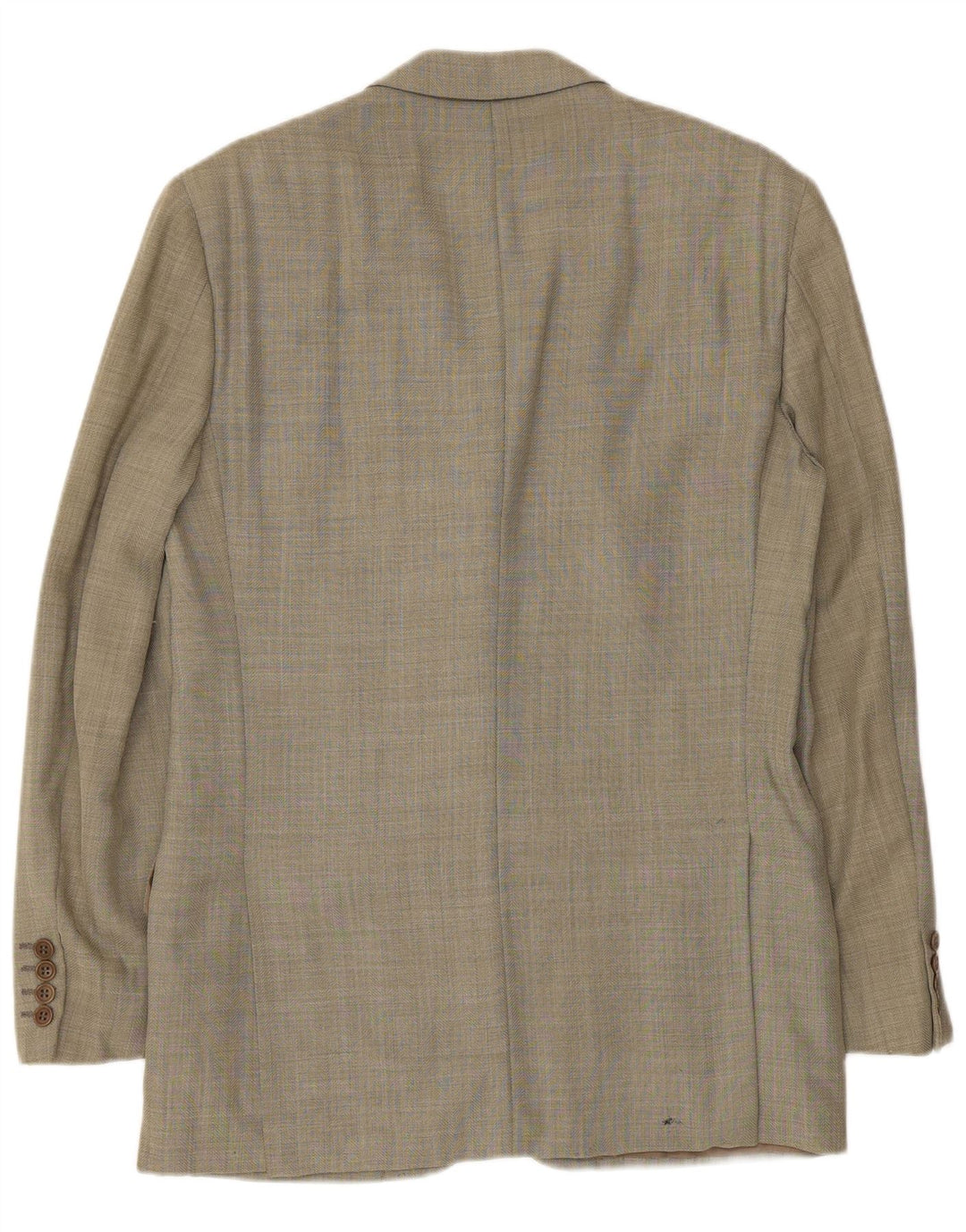 UNGARO Chaqueta tipo blazer de 3 botones para hombre IT 46 Small Khaki Wool
