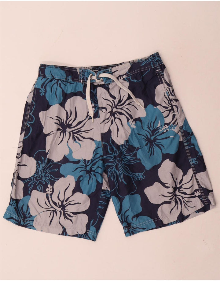 Bañador Marks & Spencer Hombre Blue Harbor Azul Marino Mediano Floral