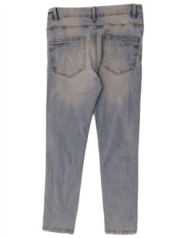 Zara Mens Slim Jeans EU 40 Medium W31 L26 Algodón Azul