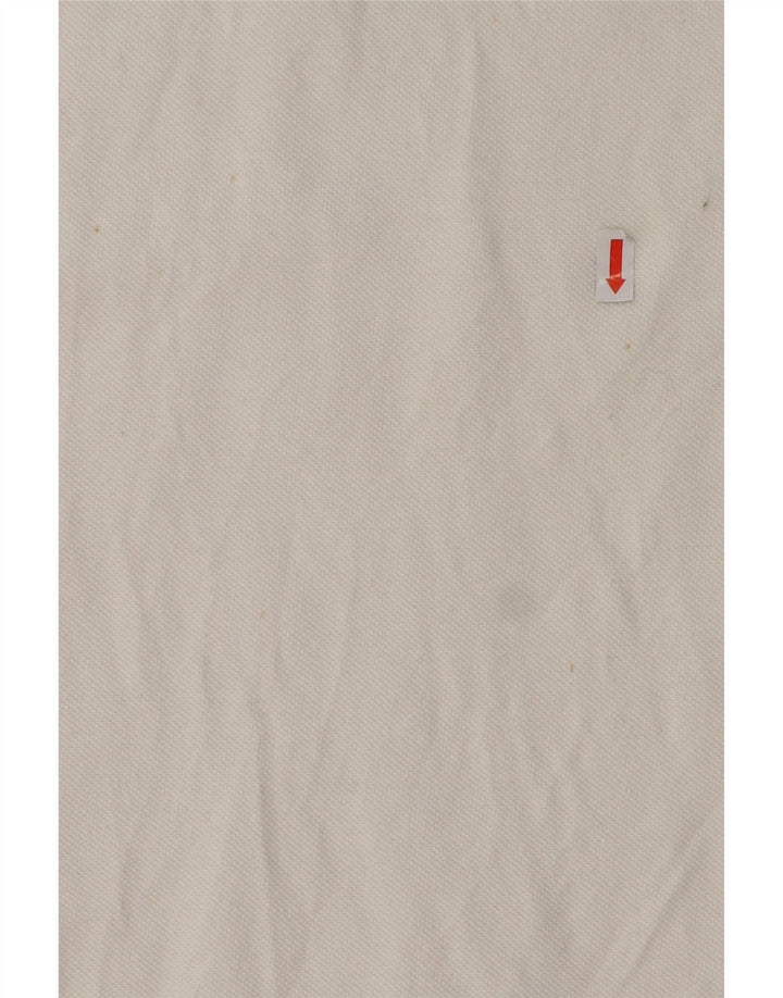 POLO RALPH LAUREN Polo de manga larga de ajuste personalizado para hombre pequeño blanco