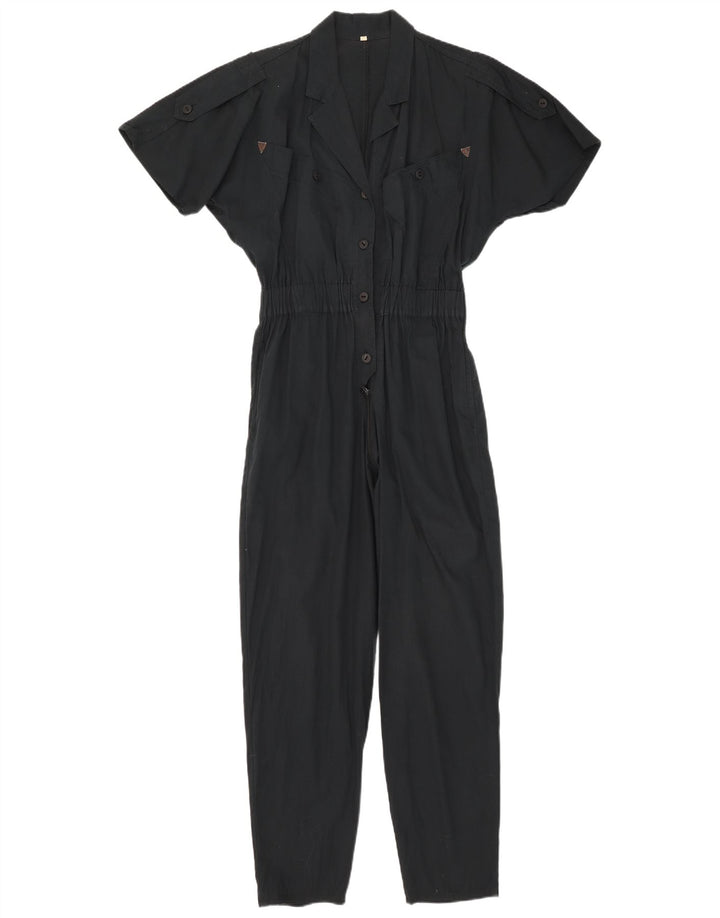 Mono vintage para mujer IT 42 Algodón azul marino medio