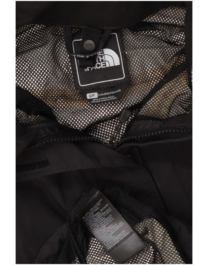 The North Face Chaqueta impermeable con capucha para mujer UK 10 Small Black Nylon