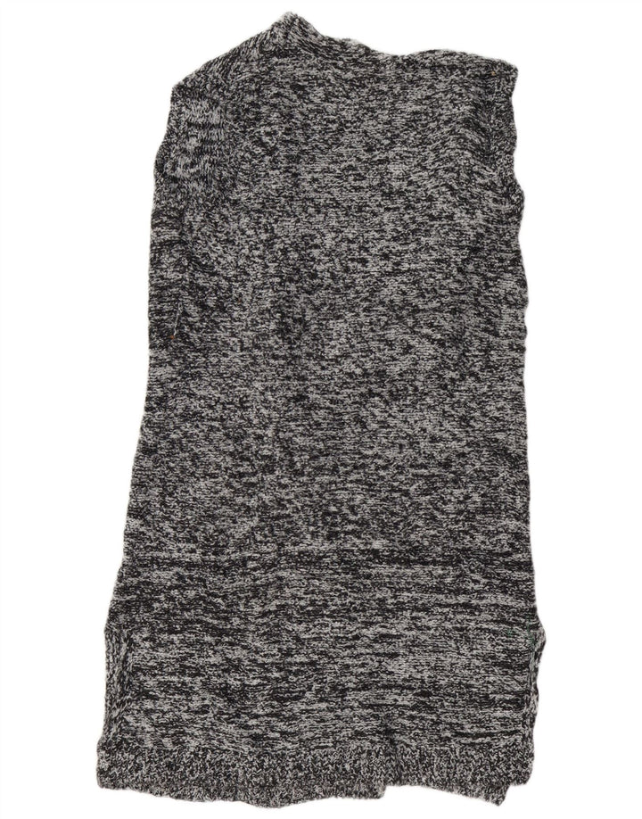 Mossimo Cárdigan Largo para Mujer UK 40 XL Acrílico Moteado Gris Gris