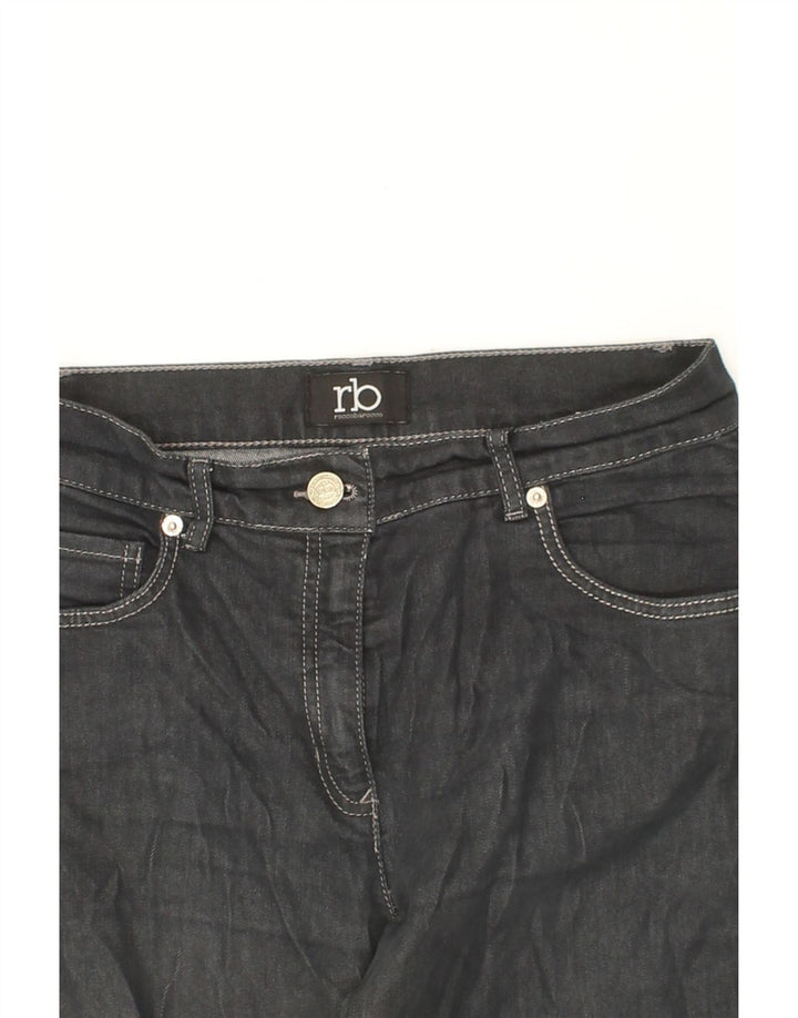 ROCCOBAROCCO Womens Slim Jeans IT 43 Medium W28 L27 Black Cotton Vintage Roccobarocco and Second-Hand Roccobarocco from Messina Hembry 
