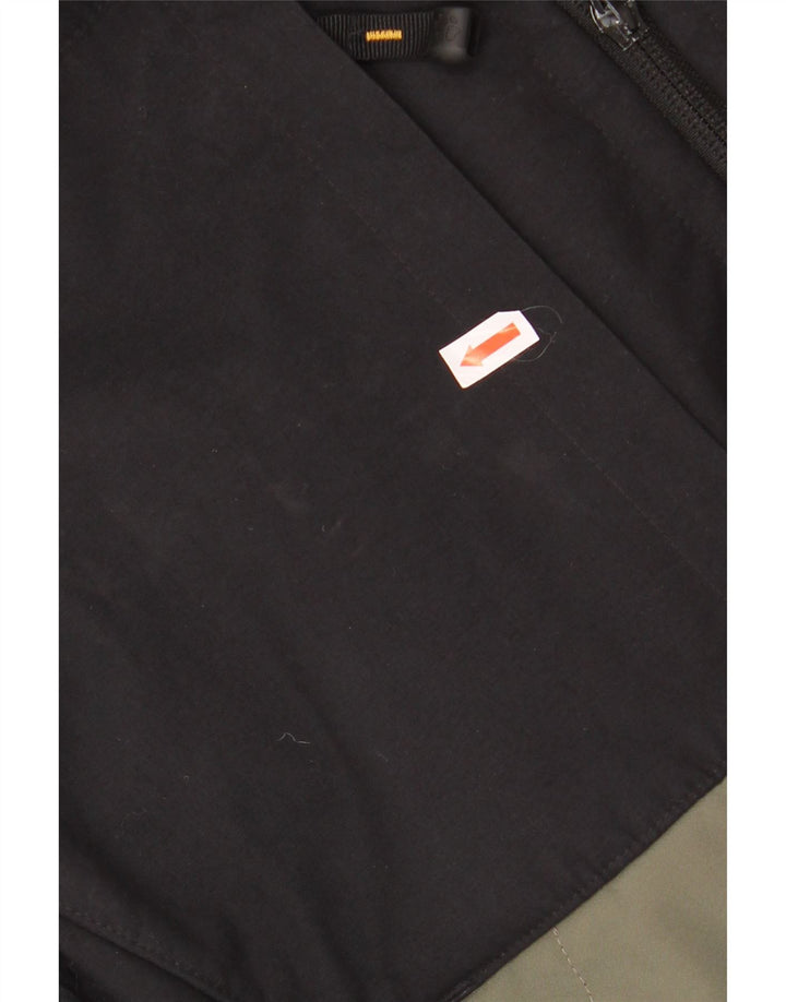 JACK WOLFSKIN Chaqueta cortavientos para hombre UK 36/38 Medium Khaki Colourblock