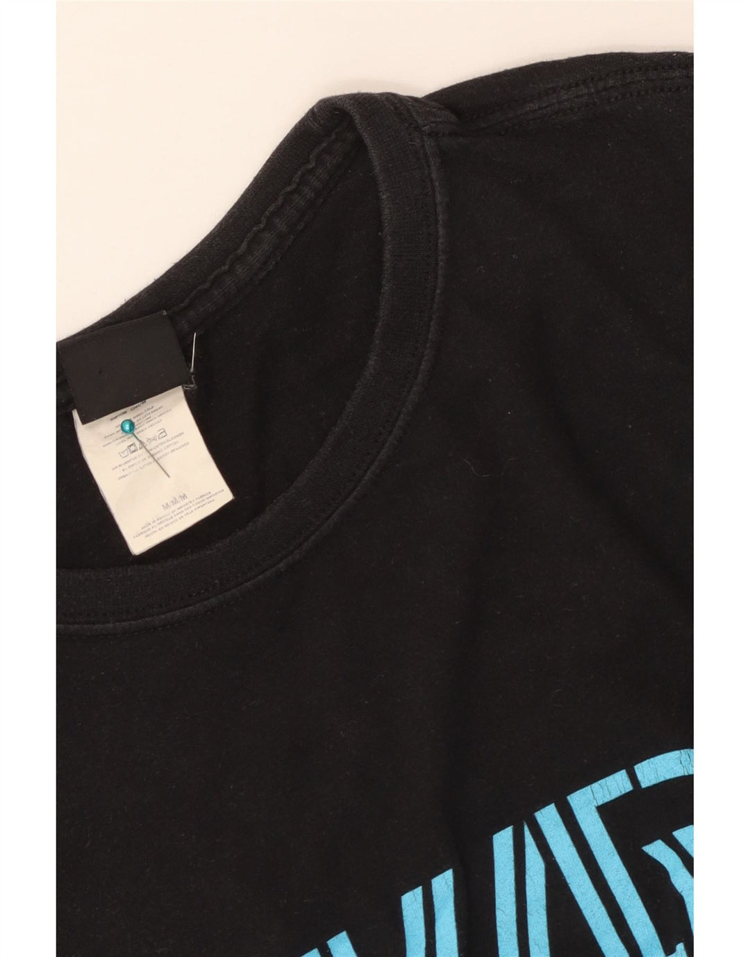 Quiksilver - Camiseta gráfica para hombre, talla mediana, algodón negro
