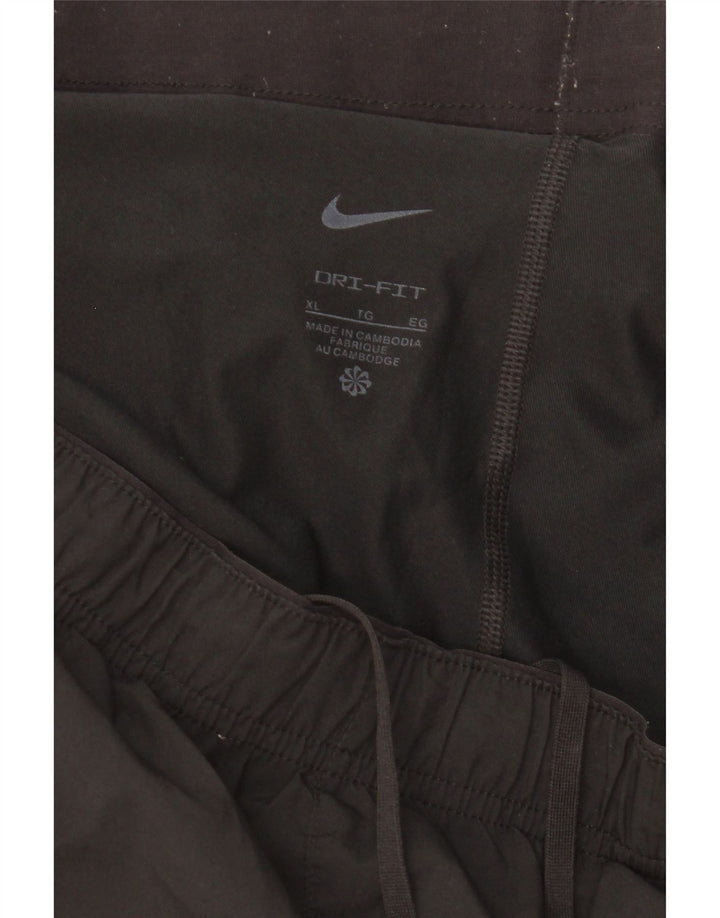 Nike Dri Fit - Pantalones cortos deportivos para hombre, talla XL, color negro