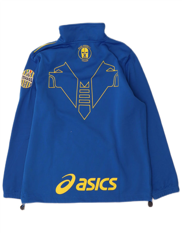 Asics HELLAS VERONA Graphic Pullover Chándal Top para Niños 11-12 Años Azul