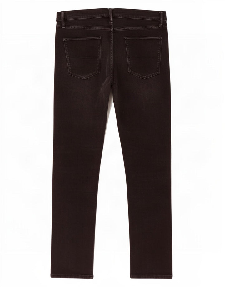 Marks & Spencer Vaqueros ajustados para hombre W36 L31 Algodón negro