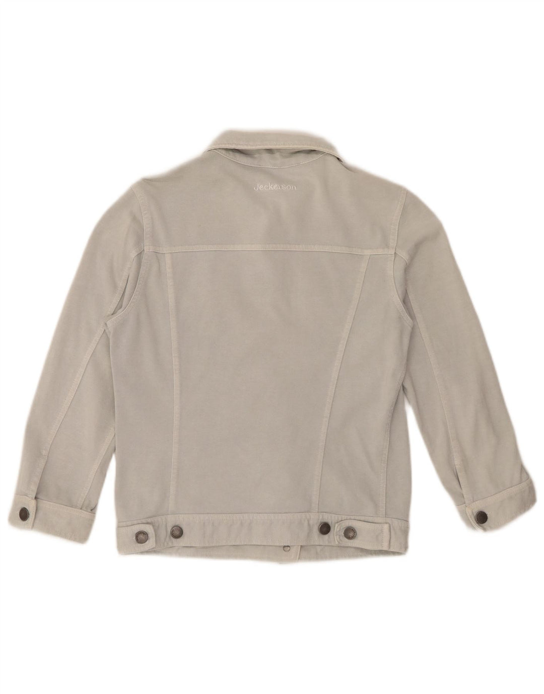 Jeckerson Chaqueta Bomber para Mujer UK 10 Small Azul Algodón