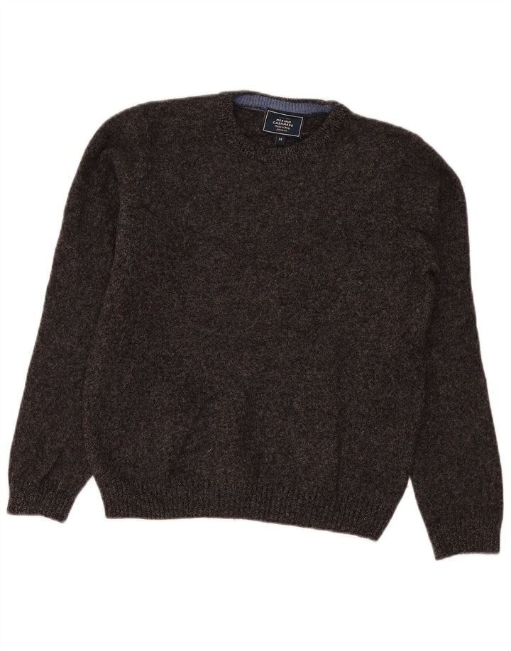 John Lewis Suéter tipo jersey con cuello redondo para mujer Reino Unido 14 Lana de cordero gris medio