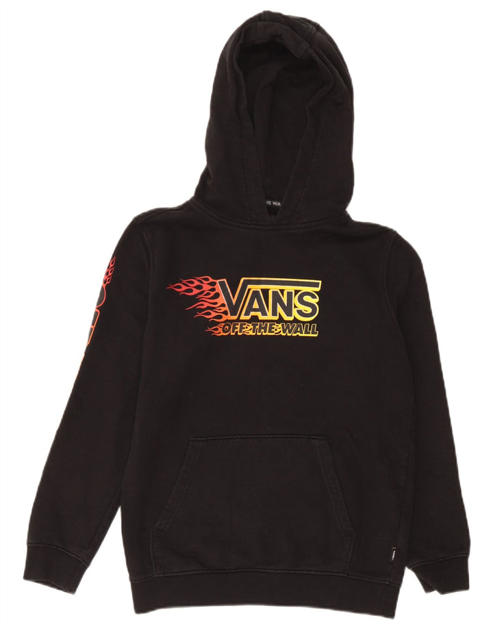 Vans - Sudadera con capucha para mujer, diseño gráfico, talla 40, color negro