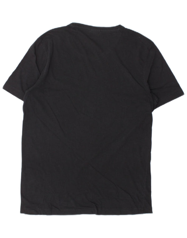 Hugo Boss Hombre | Camiseta de corte regular, parte superior mediana negra