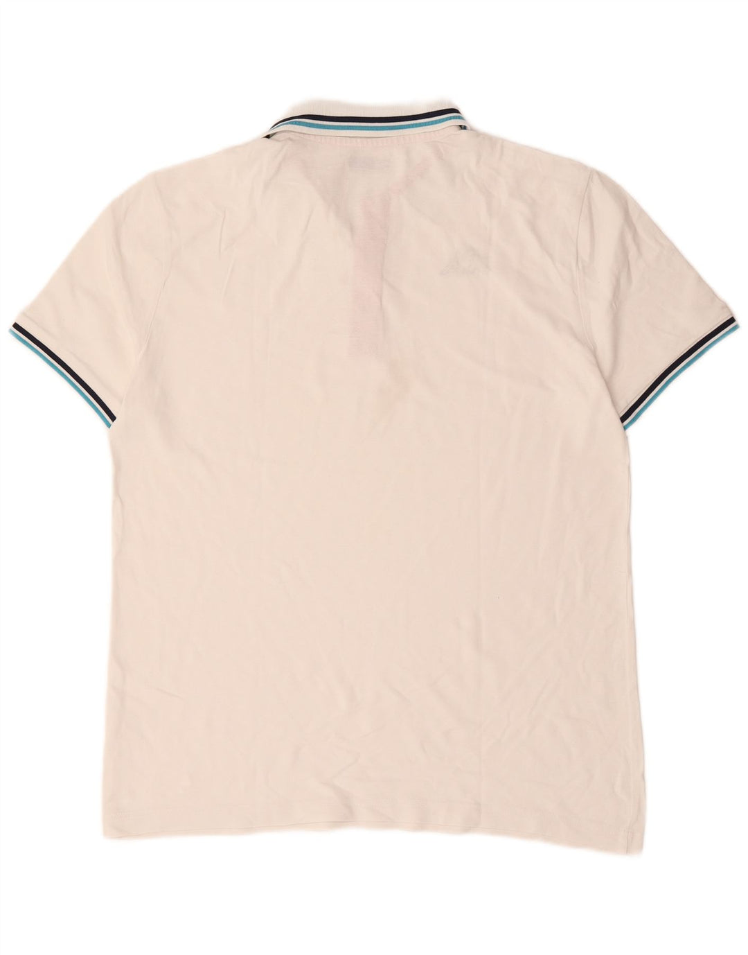 Kappa Polo Hombre Grande Blanco Algodón