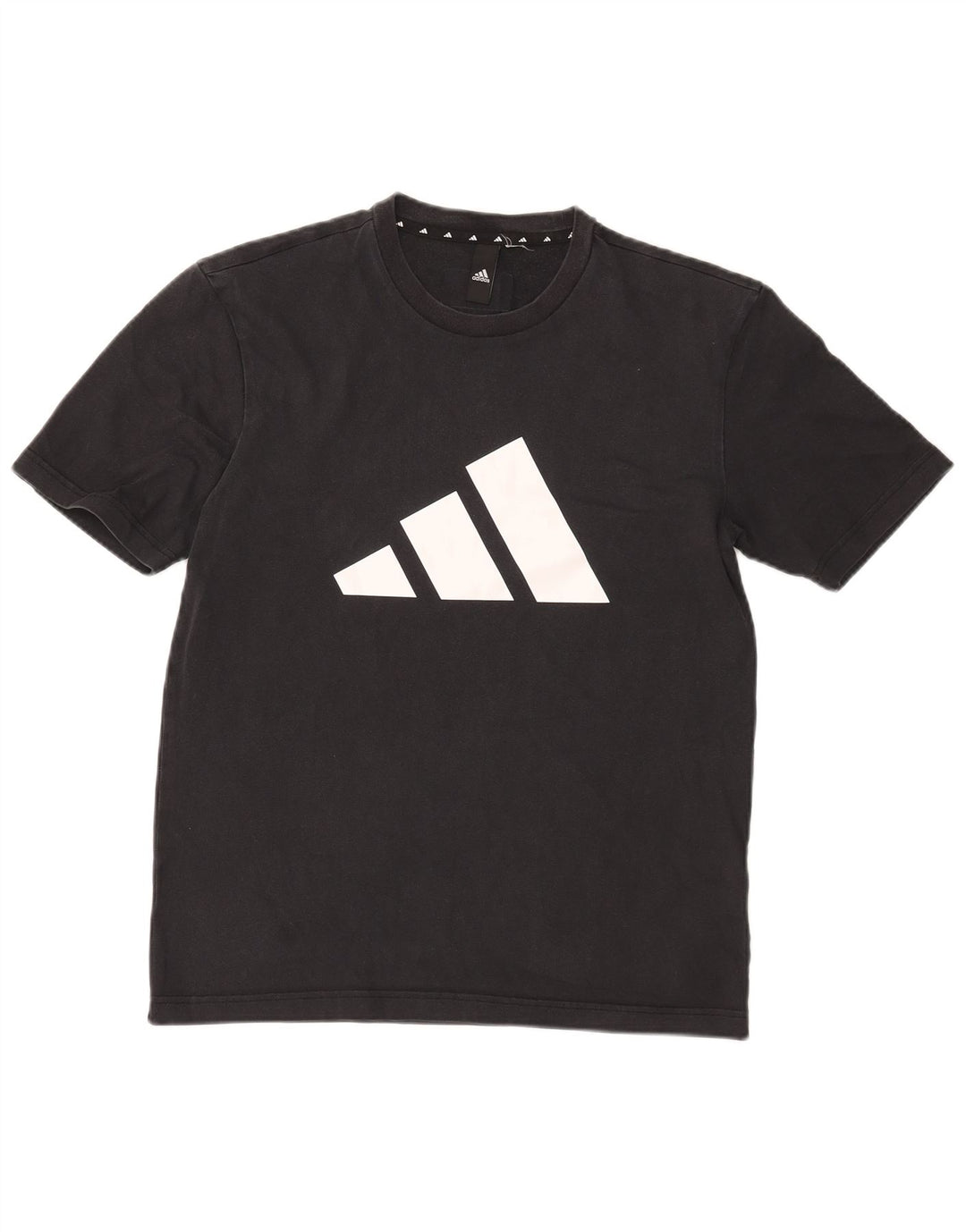 Adidas - Camiseta gráfica para hombre, talla mediana, algodón negro