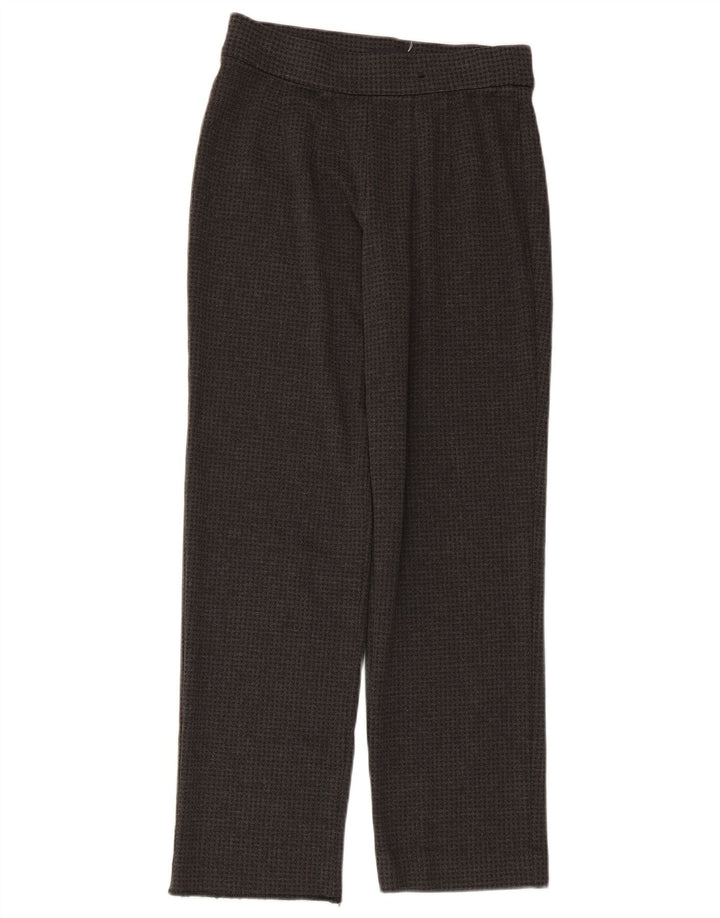 Marks & Spencer Pantalones para mujer UK 10 Small W26 L26 Gris pata de gallo