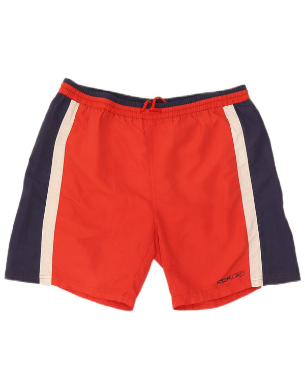 Bañador Reebok Hombre XL Rojo Colorblock