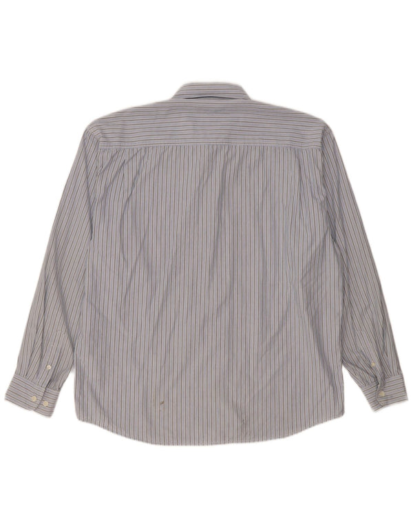 Camisa Wrangler Hombre XL Algodón Rayas Azules