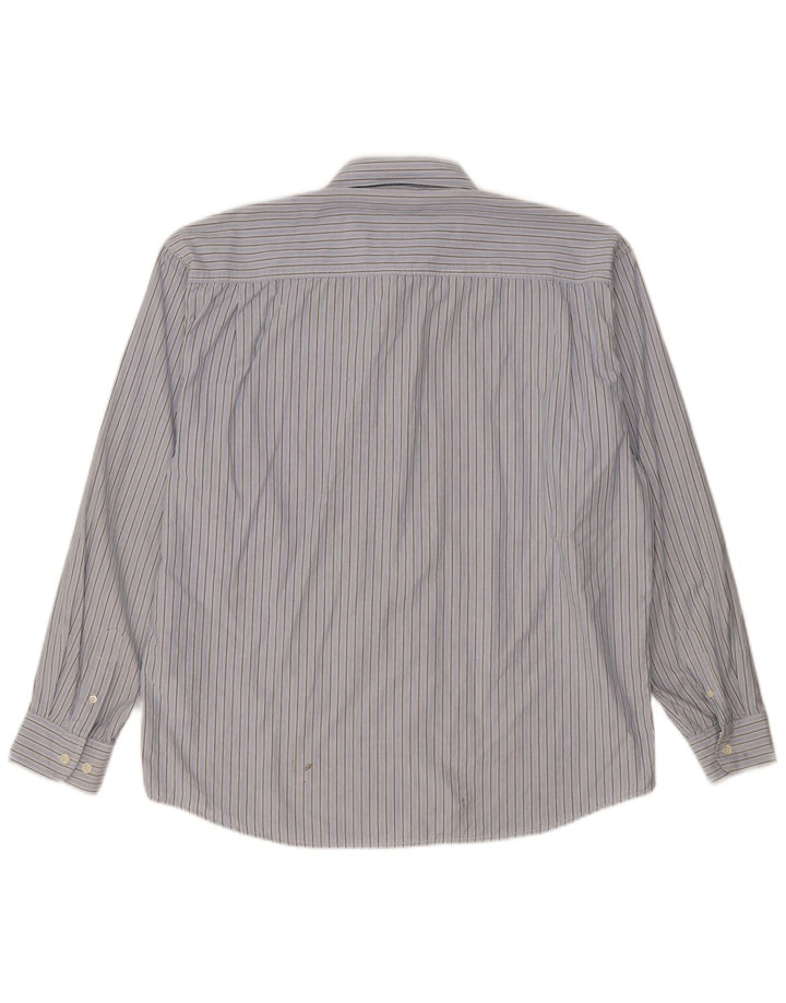 Camisa Wrangler Hombre XL Algodón Rayas Azules