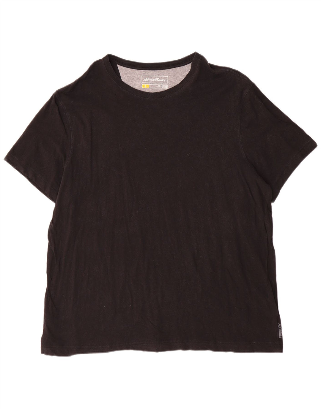Eddie Bauer Camiseta activa para hombre Top XL Algodón negro
