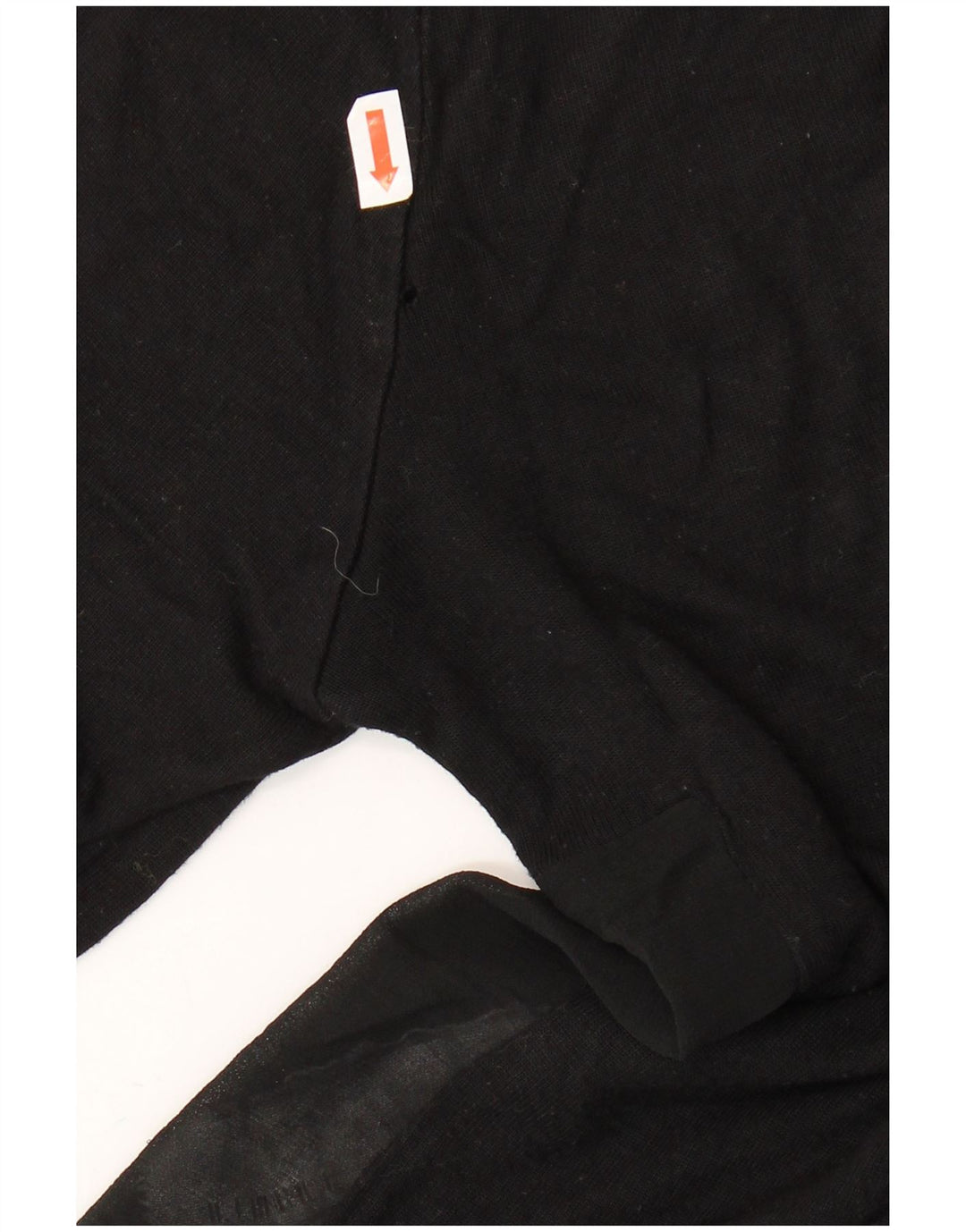 Zara Jersey de manga corta con cuello alto para mujer, talla 40, talla M, color negro
