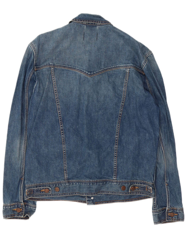 Wrangler Chaqueta vaquera informal para hombre UK 40 Large Algodón azul